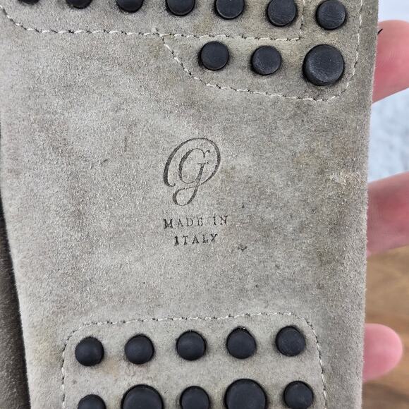 M. Gemi The Felize Gray Suede Slip On Casual Driving Moccasins Loafer Womens 38 - Picture 12 of 14